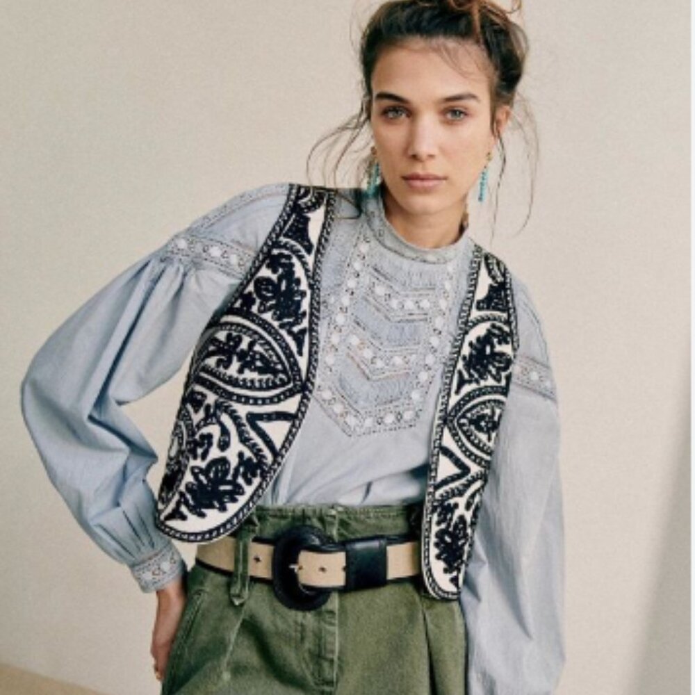 SEZANE Lawrence Jacket like new, Sz Medium